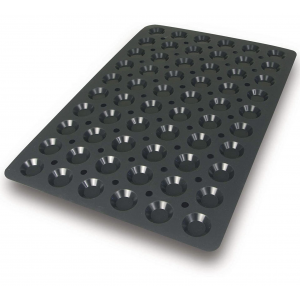 Forma de Bolo em Silicone em Mini-Tartelete - 60 Peças - Lacor