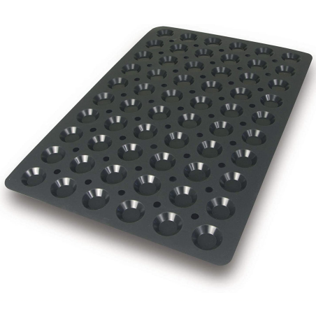 Forma de Bolo em Silicone em Mini-Tartelete - 60 Peças - Lacor