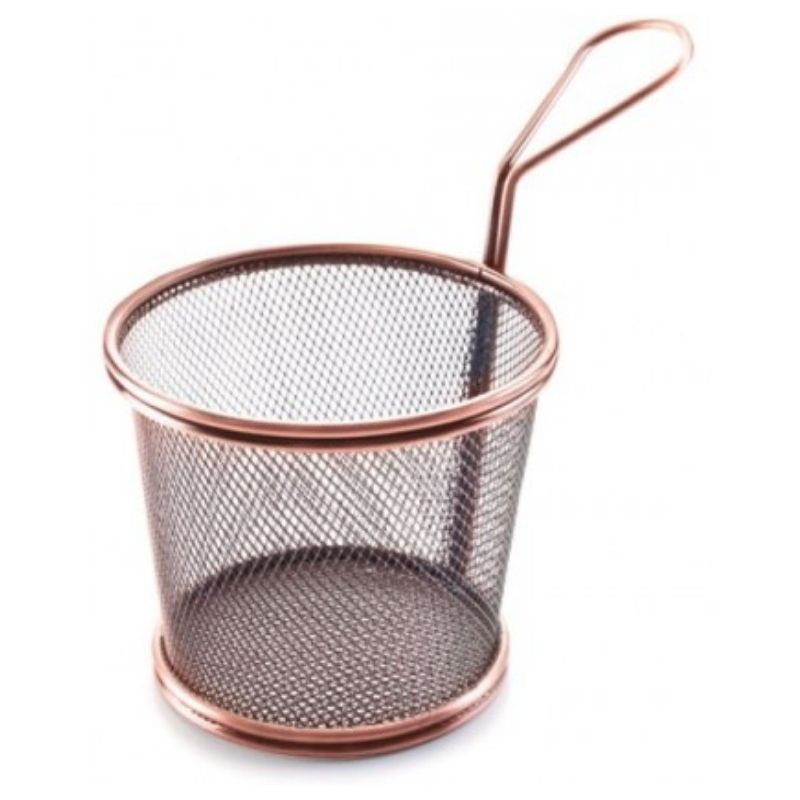 Cesto Cônico em Aço Inoxidável Bronze - Ø 12 cm - Lacor Cesto Cônico em Aço Inoxidável Bronze - Ø 12 cm - Lacor