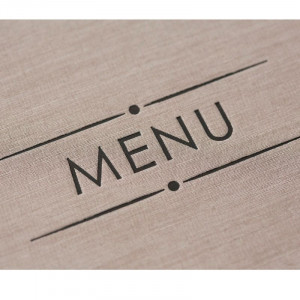 Porta-menu Sophie em Telflex - A4 - Lacor