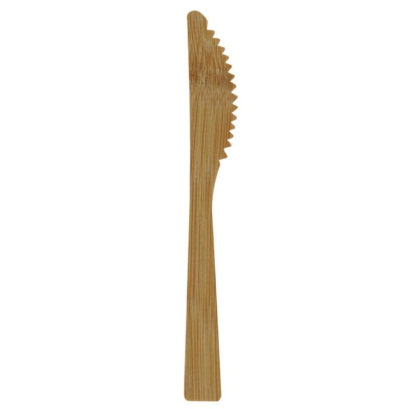 Faca de bambu - 170 mm - Pacote de 30 Eco responsável Faca de bambu - 170 mm - Pacote de 30 Eco responsável