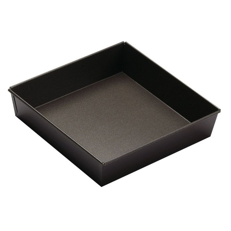 Forma de bolo quadrada com fundo removível - 24 x 24 cm - TELLIER Forma de bolo quadrada com fundo removível - 24 x 24 cm - TELLIER