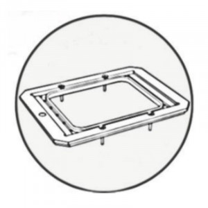 Molde para Termosseladora Automática VG 600 e 800 - GN 1/2 - LAVEZZINI
