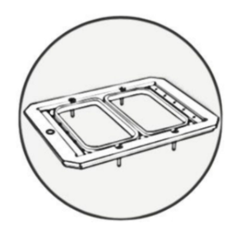 Molde para Termosseladora Automática VG 600 e 800 - GN 1/4 - LAVEZZINI Molde para Termosseladora Automática VG 600 e 800 - GN 1/4 - LAVEZZINI