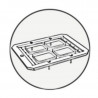 Molde para Termosseladora Automática VG 600 e 800 - GN 1/8 - LAVEZZINI