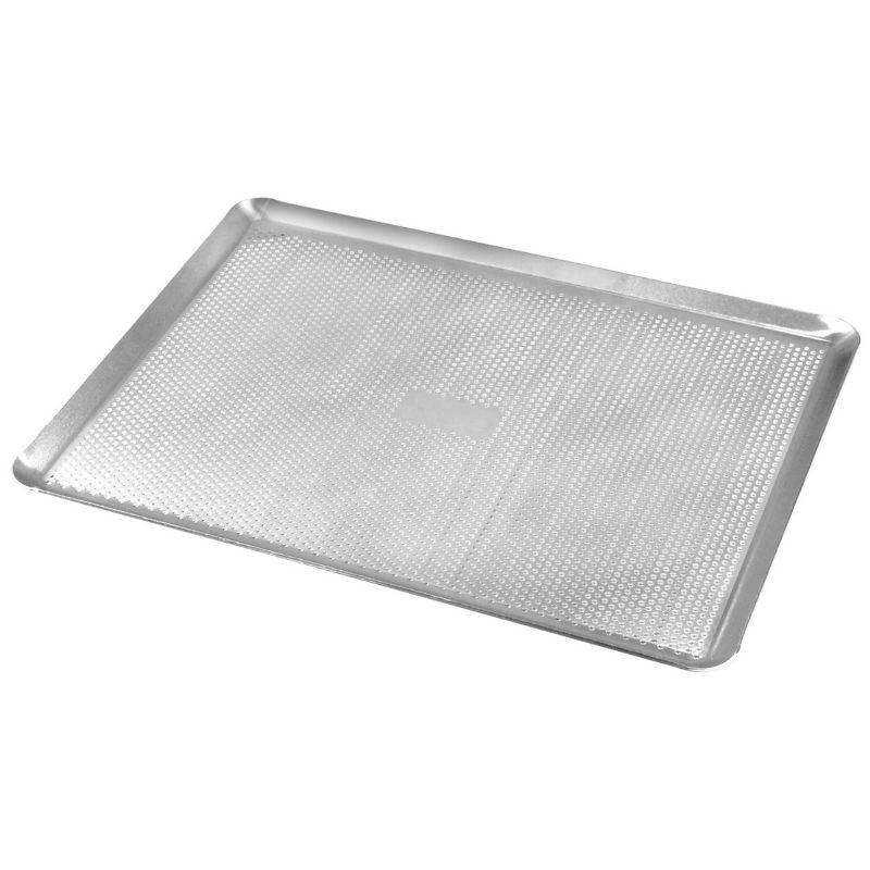 Tabuleiro de Pastelaria Perfurado em Alumínio - 300 x 400 mm - Tellier Tabuleiro de Pastelaria Perfurado em Alumínio - 300 x 400 mm - Tellier