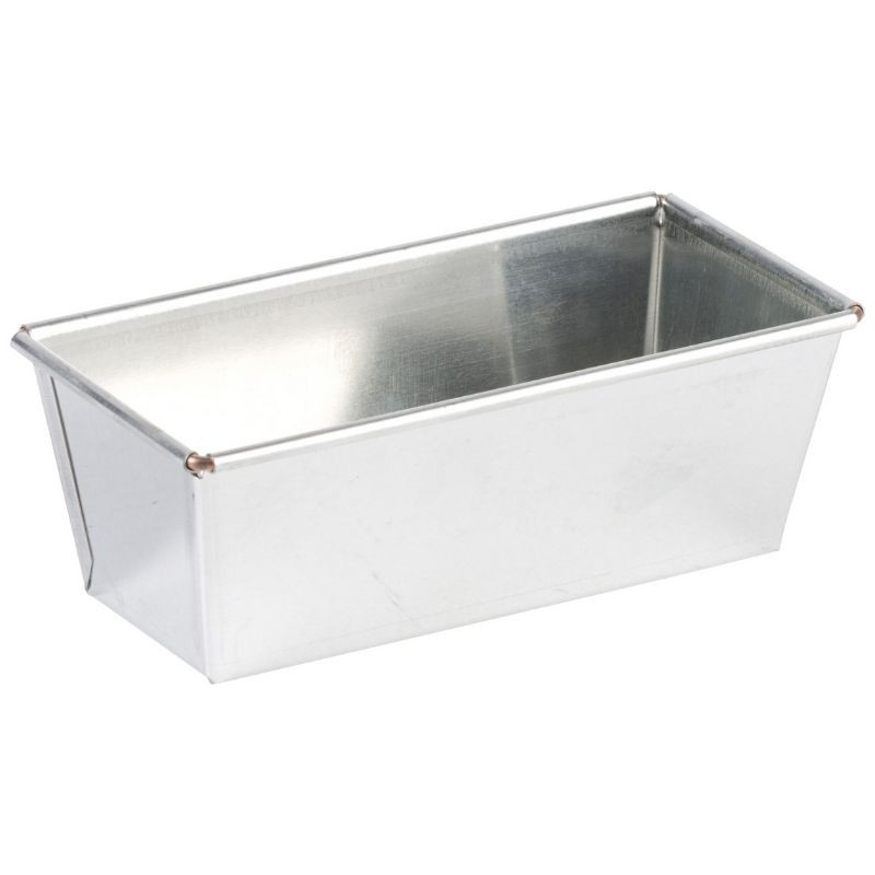 Forma de bolo dobrável em ferro branco - 270 x 105 mm - Tellier Forma de bolo dobrável em ferro branco - 270 x 105 mm - Tellier