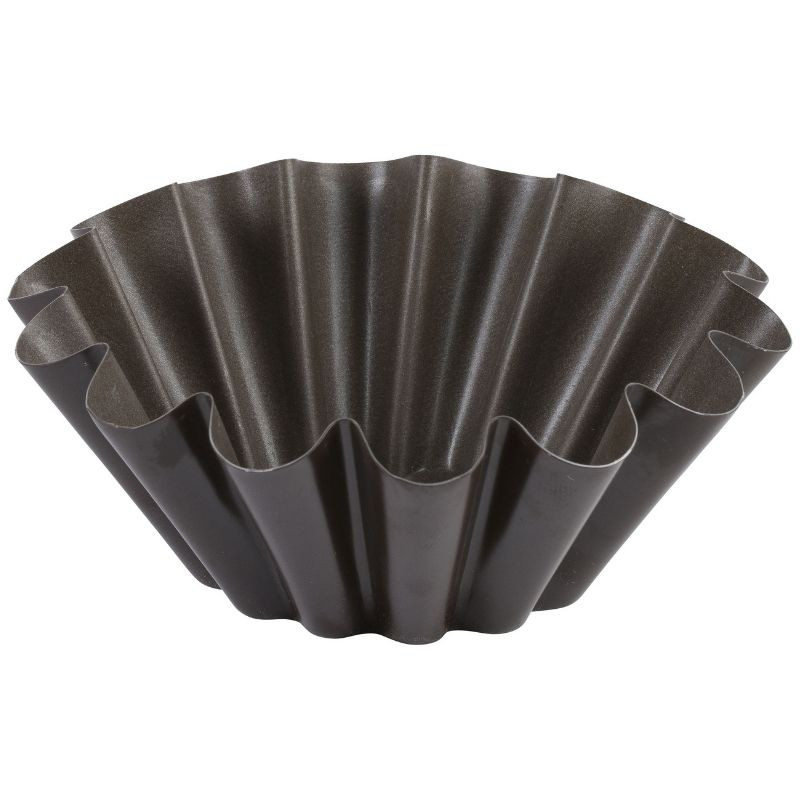 Forma para Brioche de Aço com Grandes Estrias - Ø 200 mm - Tellier Forma para Brioche de Aço com Grandes Estrias - Ø 200 mm - Tellier