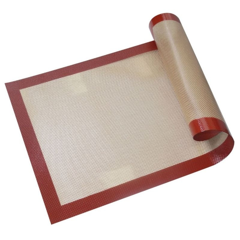 Tapete de Cozimento em Tecido de Vidro e Silicone - 300 x 400 mm - Tellier Tapete de Cozimento em Tecido de Vidro e Silicone - 300 x 400 mm - Tellier