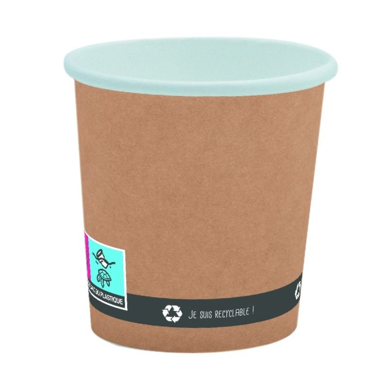 Copo de papel Kraft - 18 cl - Pacote com 50 Copo de papel Kraft - 18 cl - Pacote com 50