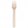 Garfo de Madeira Biodegradável 155 mm - Pacote com 100 - Fiesta Green - Fourniresto
