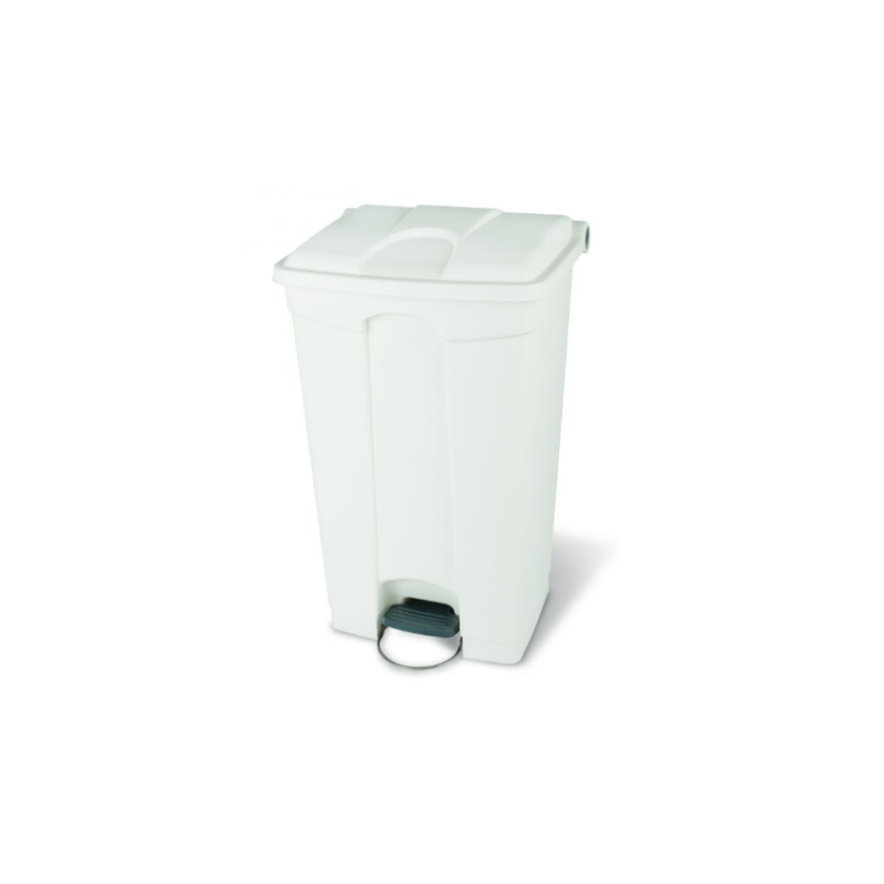 Caixote do lixo com pedal branco de 90 L da marca Probbax Caixote do lixo com pedal branco de 90 L da marca Probbax