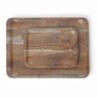 Tabuleiro de Serviço em Melamina Impresso Madeira - 350 x 240 mm