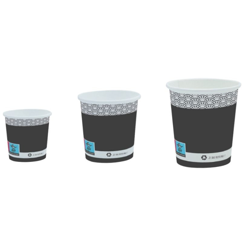Copo de Café de Cartão Elegante - 10 cl - Eco-responsável - Pacote de 50 Copo de Café de Cartão Elegante - 10 cl - Eco-responsável - Pacote de 50