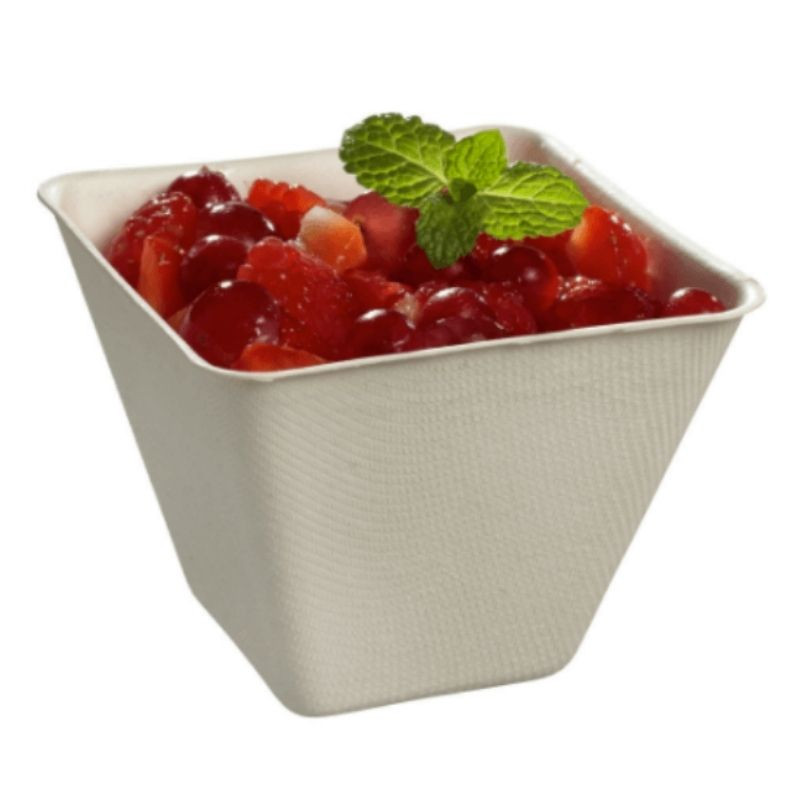 Verrine Esmeralda em Polpa de Cana - 220 ml - Lote de 100 Verrine Esmeralda em Polpa de Cana - 220 ml - Lote de 100