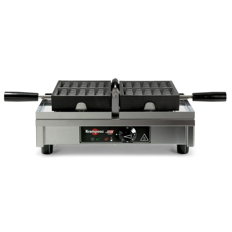 Gofreira Profissional com Abertura de 180° - Inclinação Esquerda Direita - 4 x 5 Waffles de Liège Gofreira Profissional com Abertura de 180° - Inclinação Esquerda Direita - 4 x 5 Waffles de Liège