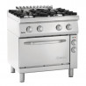 Forno 4 bocas com forno elétrico GN 1/1 Série 700