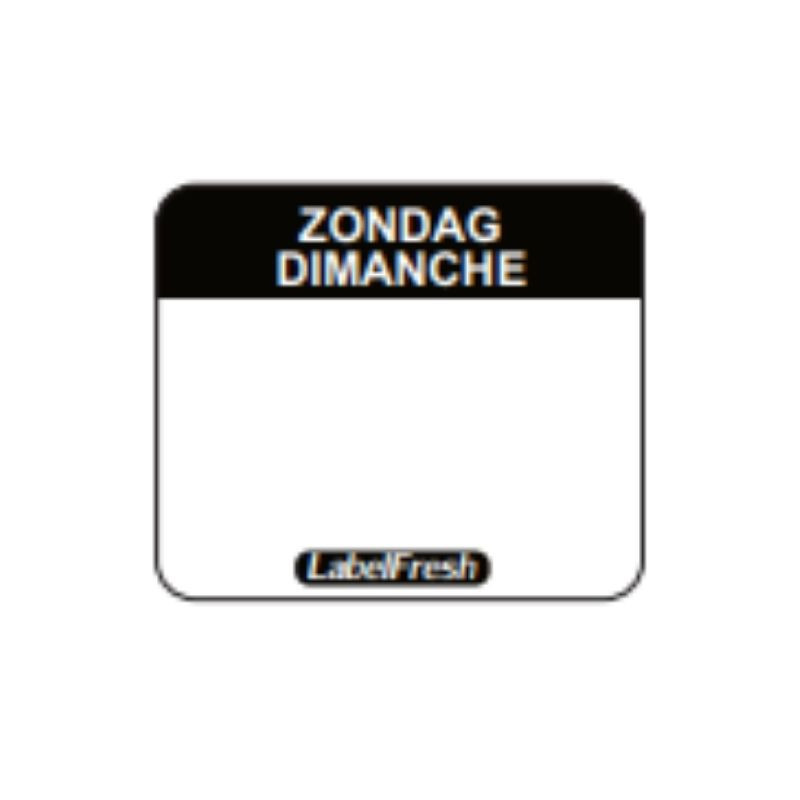 Etiqueta de Rastreabilidade Label FreshEasy - Domingo - 30 x 25 mm - Pacote de 1000 - LabelFresh Etiqueta de Rastreabilidade Label FreshEasy - Domingo - 30 x 25 mm - Pacote de 1000 - LabelFresh
