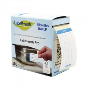 Etiqueta de Rastreabilidade LabelFresh Pro - Segunda-feira - 70 x 45 mm - Pacote com 500 - labelFresh