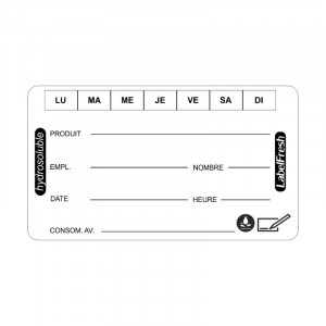 Etiquetas de Rastreabilidade - LabelFresh Solúvel - 60 x 30 mm - Pacote com 250 - LabelFresh