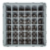 Suporte para copos com 36 compartimentos Camrack Bege - L 500 x P 500mm - Cambro