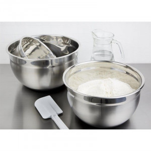 Tigela em Aço Inoxidável com Fundo de Silicone - 8 L - Vogue