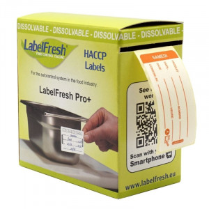 Etiqueta de Rastreabilidade LabelFresh Solúvel Pro - Sábado - 60 x 30 mm - Pacote com 250 - LabelFresh