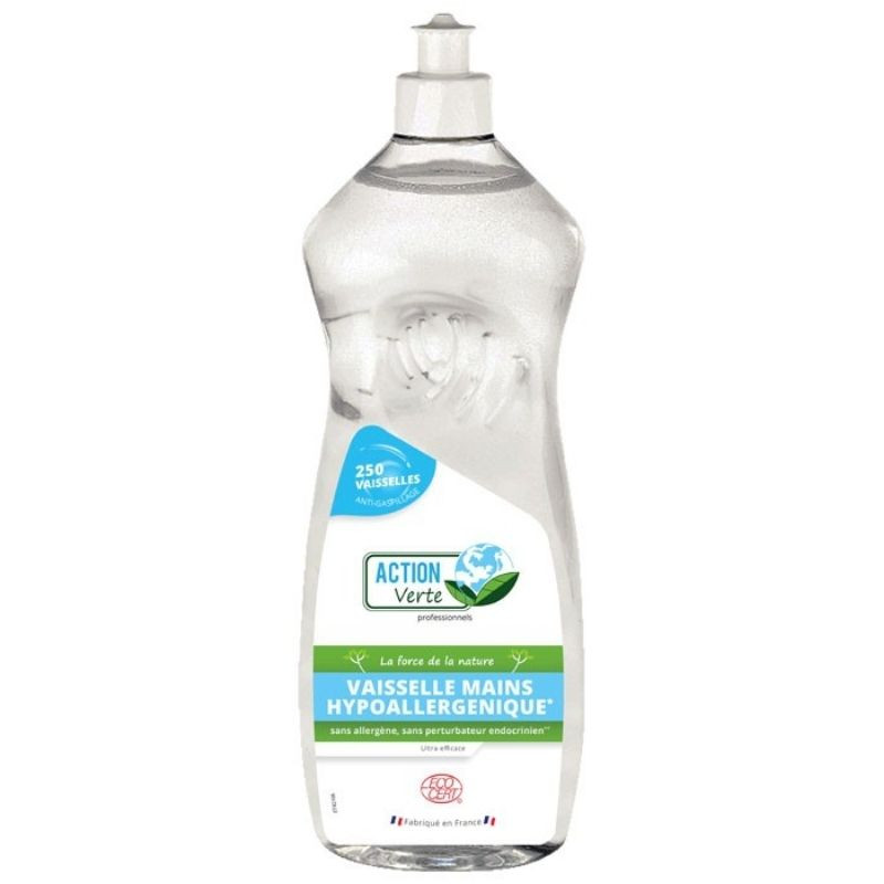 Detergente para Louça Clássico Hipoalergénico - 1 L - Ação verde Detergente para Louça Clássico Hipoalergénico - 1 L - Ação verde