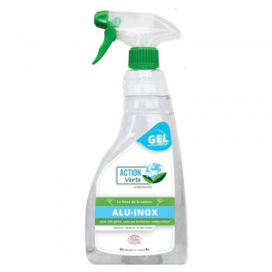 Gel de limpeza desengordurante em spray para inox e alumínio - 750 ml - Ação Verde