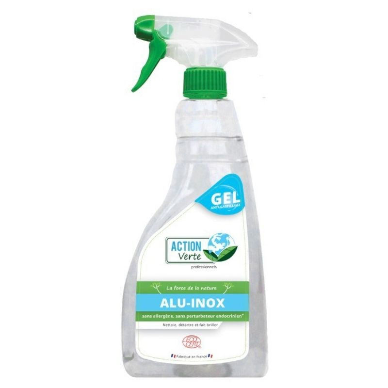 Gel de limpeza desengordurante em spray para inox e alumínio - 750 ml - Ação Verde Gel de limpeza desengordurante em spray para inox e alumínio - 750 ml - Ação Verde