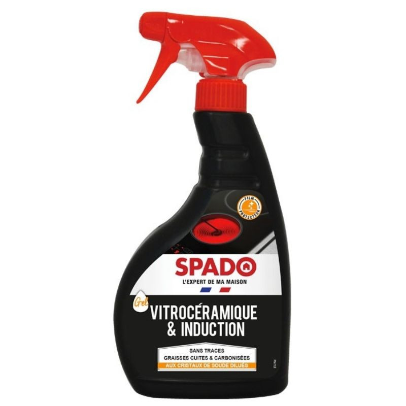 Spray de Limpeza e Desengordurante para Placa de Vidro Cerâmico e Indução - 500 ml - SPADO Spray de Limpeza e Desengordurante para Placa de Vidro Cerâmico e Indução - 500 ml - SPADO