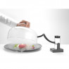 Cloche de vidro plana com ventilação - ø 260 mm