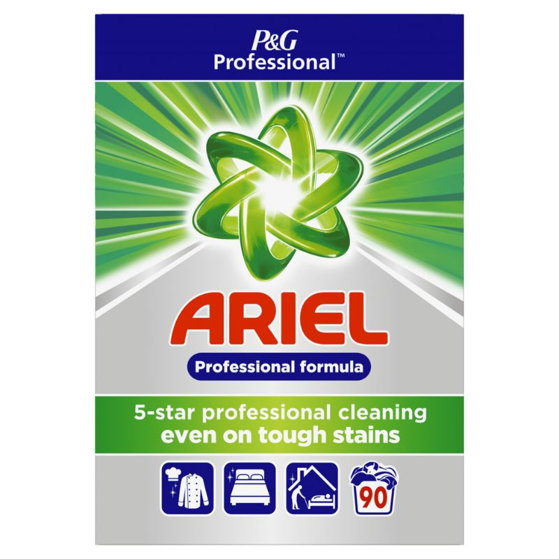 Detergente em Pó Profissional - 90 Lavagens - Ariel Professional Detergente em Pó Profissional - 90 Lavagens - Ariel Professional