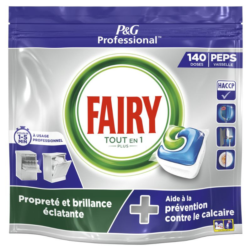 Cápsulas para Máquina de Lavar Louça Tudo em Um - 140 Lavagens - Fairy Professional Cápsulas para Máquina de Lavar Louça Tudo em Um - 140 Lavagens - Fairy Professional