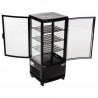 Vitrina refrigerada preta com portas curvas 86 L - Polar - Fourniresto
