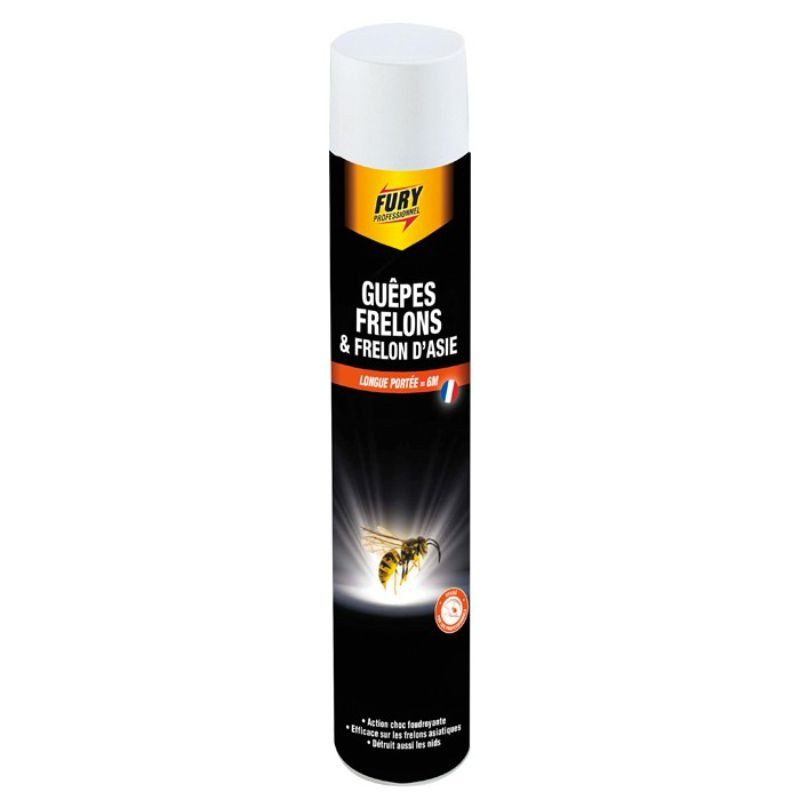 Bomba mata vespas, vespões e vespas asiáticas - 750 ml - FURY