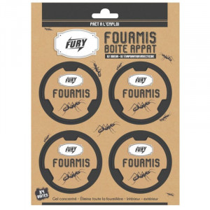 Caixa de Iscas para Formigas - Conjunto de 4 - FURY