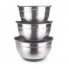 Conjunto de 3 tigelas de aço inoxidável - 3 a 4,8 L - Lacor