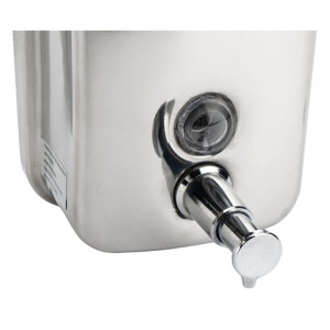 Distribuidor de sabão de parede em inox - 800 ml | Dynasteel