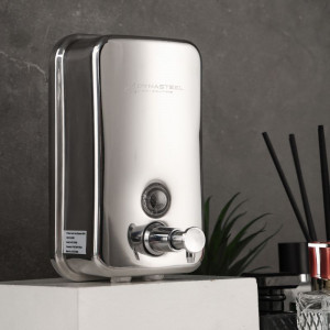 Distribuidor de sabão de parede em inox - 800 ml | Dynasteel