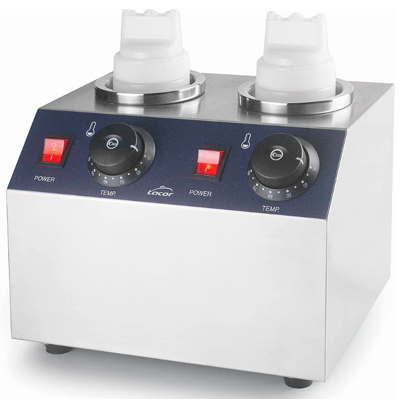 Aquecedor de Molho Elétrico Duplo - Lacor Aquecedor de Molho Elétrico Duplo - Lacor