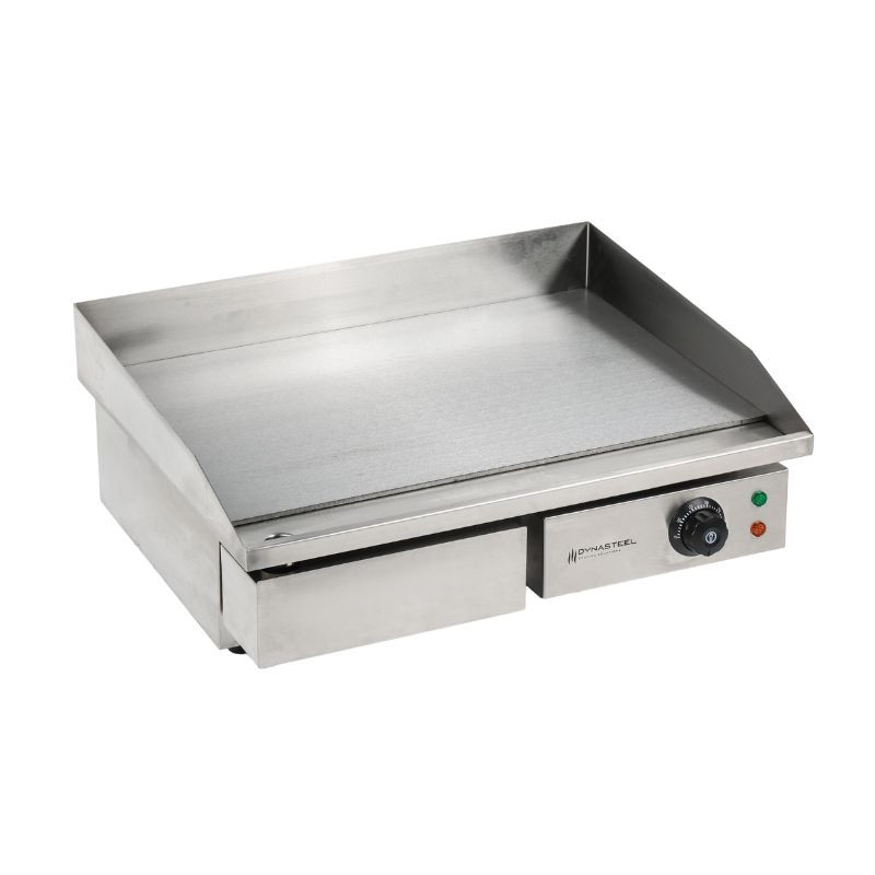 Chapa Elétrica Profissional Dynasteel - Lisa 55 cm: Placa em aço inox, cozimento homogêneo e rápido Chapa Elétrica Profissional Dynasteel - Lisa 55 cm: Placa em aço inox, cozimento homogêneo e rápido
