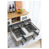 Fritadeira Profissional 2 x 13 L com Drenagem - Dynasteel: Desempenho e durabilidade para sua cozinha