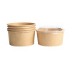 Tigela de salada Kraft - 1000 ml - Conjunto de 300 - Dynasteel