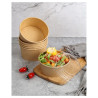 Tigela de salada Kraft - 1000 ml - Conjunto de 300 - Dynasteel