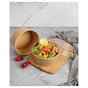Tigela de salada Kraft - 1000 ml - Conjunto de 300 - Dynasteel