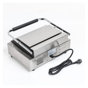 Grelhador Panini de Grande Superfície Ranhurada/Lisa Dynasteel - Cozimento profissional perfeito para restaurantes e lanchonetes