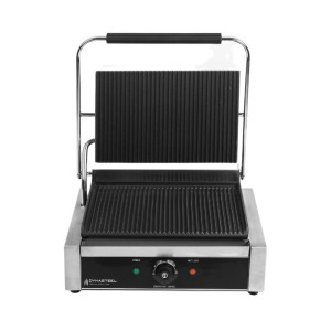 Grelhador Panini Grande Superfície de Aquecimento Ranhurada - Dynasteel: desempenho excepcional e utilização prática para profis