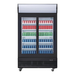Vitrina refrigerada positiva para bebidas - Portas de correr - 950 L - Polar