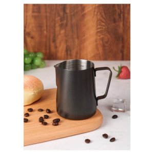 Jarro de Leite Antiaderente Preto - Dynasteel | 340 mlJarro de Leite Antiaderente Preto 350 ml - Dynasteel